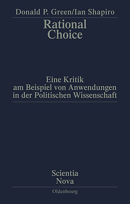 E-Book (pdf) Rational Choice von Donald P. Green, Ian Shapiro