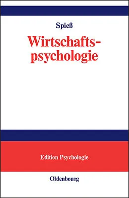E-Book (pdf) Wirtschaftspsychologie von Erika Spieß