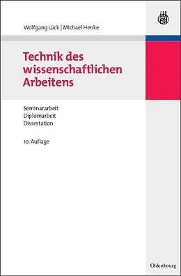 E-Book (pdf) Technik des wissenschaftlichen Arbeitens von Wolfgang Lück, Michael Henke