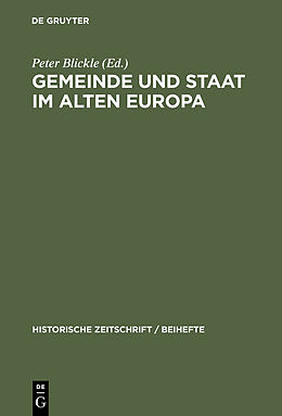 E-Book (pdf) Gemeinde und Staat im Alten Europa von 