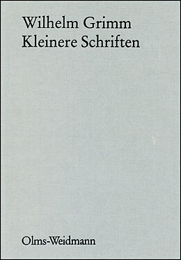Fester Einband Werke von Wilhelm Grimm