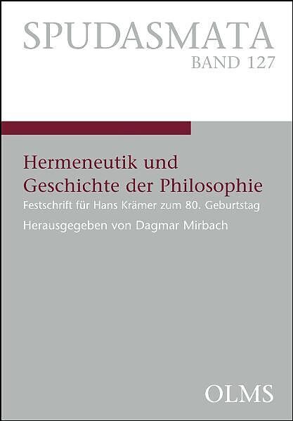 Hermeneutik und Geschichte der Philosophie