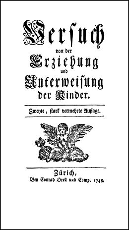 Fester Einband Versuch von der Erziehung und Unterweisung der Kinder von Johann Georg Sulzer