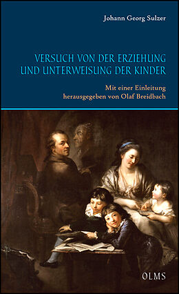 Leinen-Einband Versuch von der Erziehung und Unterweisung der Kinder von Johann Georg Sulzer