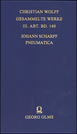 Fester Einband Pneumatica seu Pneumatologia von Johann Scharff