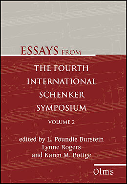 Kartonierter Einband (Kt) Essays from the Fourth International Schenker Symposium von 