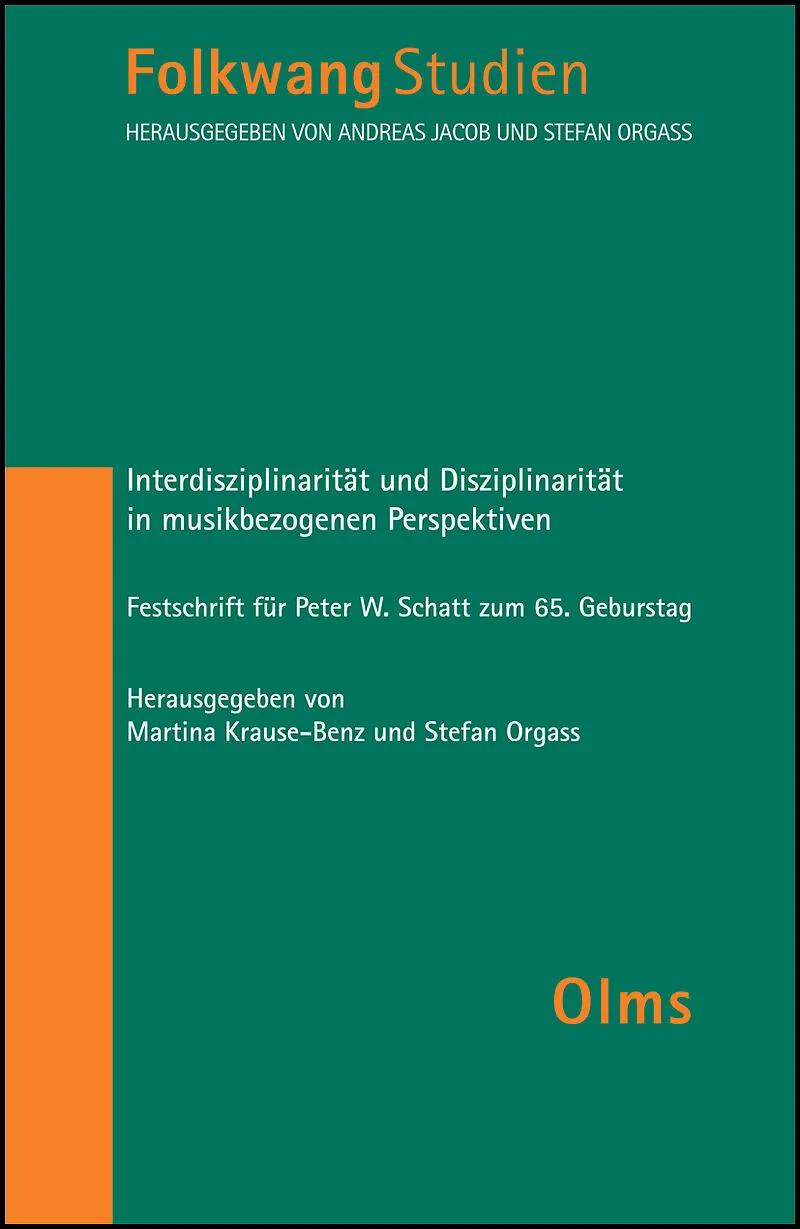 Interdisziplinarität und Disziplinarität in musikbezogenen Perspektiven