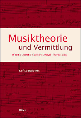 Buch Musiktheorie und Vermittlung von 