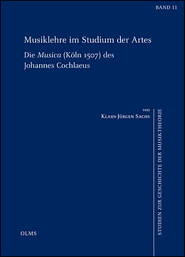 Kartonierter Einband (Kt) Musiklehre im Studium der Artes von Klaus-Jürgen Sachs