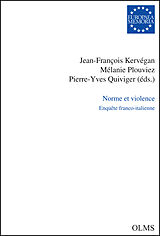 Couverture cartonnée Norme et violence de 