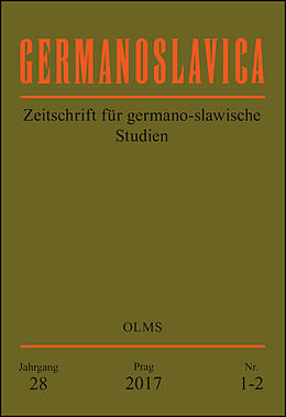 Kartonierter Einband Germanoslavica. Zeitschrift für germano-slawische Studien. von 