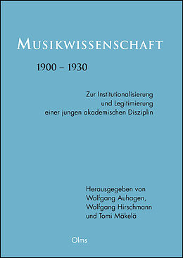 Buch Musikwissenschaft 1900-1930 von 