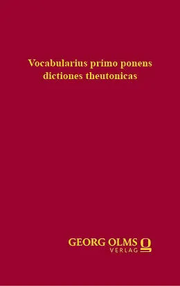 E-Book (pdf) Vocabularius primo ponens dictiones theutonicas (1515) von 