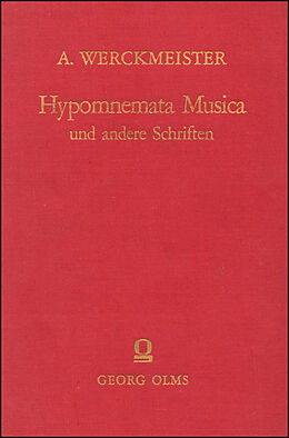 Fester Einband Hypomnemata Musica (1697) von Andreas Werckmeister