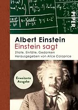 Fester Einband Einstein sagt von Albert Einstein