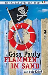 Kartonierter Einband Flammen im Sand von Gisa Pauly