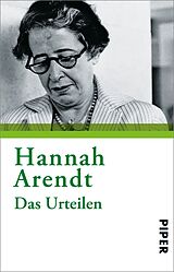 Kartonierter Einband Das Urteilen von Hannah Arendt