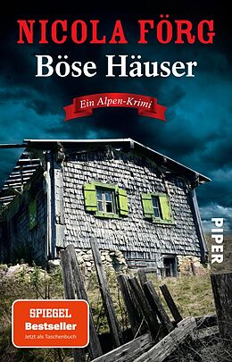 Kartonierter Einband Böse Häuser von Nicola Förg