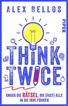 Kartonierter Einband Think Twice von Alex Bellos