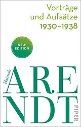 E-Book (epub) Vorträge und Aufsätze 1930-1938 von Hannah Arendt