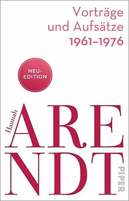 E-Book (epub) Vorträge und Aufsätze 1961-1976 von Hannah Arendt