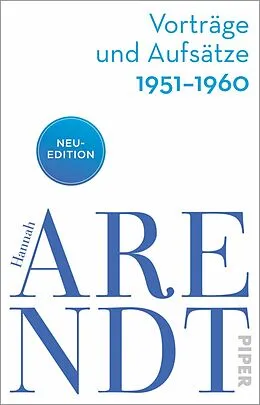 E-Book (epub) Vorträge und Aufsätze 1951-1960 von Hannah Arendt