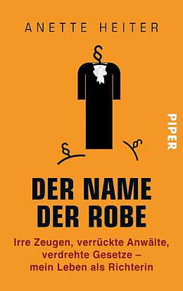E-Book (epub) Der Name der Robe von Anette Heiter