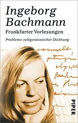 E-Book (epub) Frankfurter Vorlesungen von Ingeborg Bachmann
