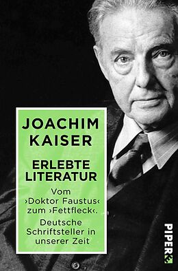 E-Book (epub) Erlebte Literatur von Joachim Kaiser