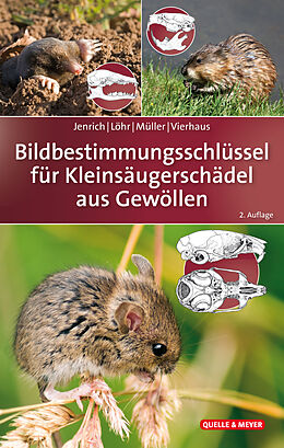 Kartonierter Einband Bildbestimmungsschlüssel für Kleinsäugerschädel aus Gewöllen von Joachim Jenrich, Paul-Walter Löhr, Franz Müller