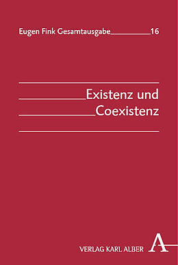 Fester Einband Existenz und Coexistenz von Eugen Fink