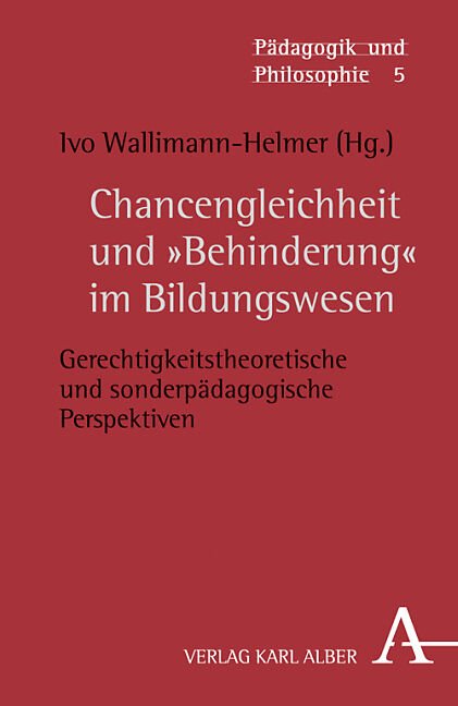 Chancengleichheit und "Behinderung" im Bildungswesen