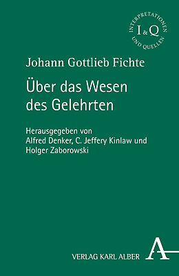 Kartonierter Einband Über das Wesen des Gelehrten von Johann Gottlieb Fichte