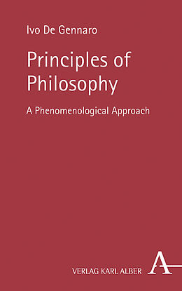 Livre Relié Principles of Philosophy de Ivo De Gennaro