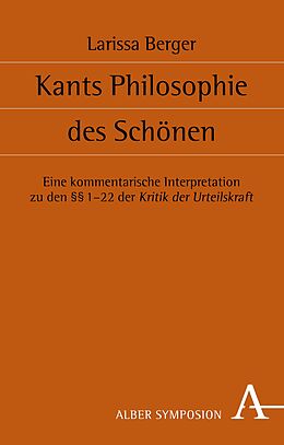 E-Book (pdf) Kants Philosophie des Schönen von Larissa Berger