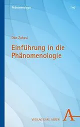Kartonierter Einband Einführung in die Phänomenologie von Dan Zahavi