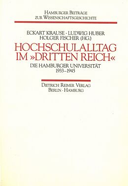 Fester Einband "Hochschulalltag im ""Dritten Reich"". Die Hamburger Universität 1933-1945" von 