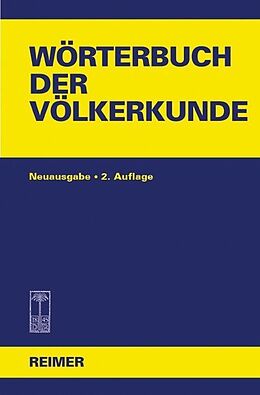 Fester Einband Wörterbuch der Völkerkunde von Walter Hirschberg