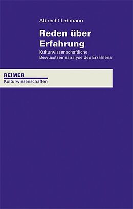 Kartonierter Einband Reden über Erfahrung von Albrecht Lehmann