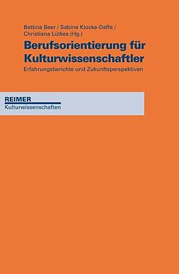 Paperback Berufsorientierung für Kulturwissenschaftler von 