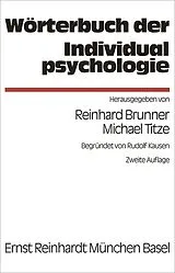 E-Book (pdf) Wörterbuch der Individualpsychologie von Dt. Gesellschaft f. Individualpsych. e. V. (DGIP)