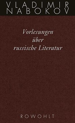 Fester Einband Vorlesungen über russische Literatur von Vladimir Nabokov