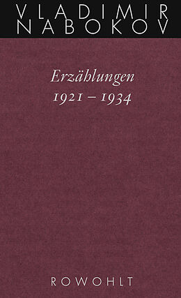 Fester Einband Erzählungen 1921 - 1934 von Vladimir Nabokov