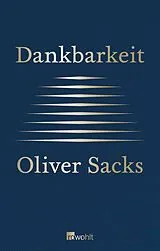 Leinen-Einband Dankbarkeit von Oliver Sacks