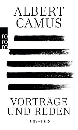 Kartonierter Einband Vorträge und Reden von Albert Camus