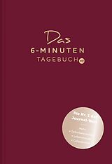 Fester Einband Das 6-Minuten-Tagebuch pur (rubin) von Dominik Spenst