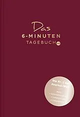Fester Einband Das 6-Minuten-Tagebuch pur (rubin) von Dominik Spenst