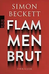 Kartonierter Einband Flammenbrut von Simon Beckett