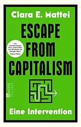 Kartonierter Einband Escape from Capitalism von Clara E. Mattei