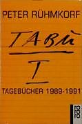 Kartonierter Einband TABU I von Peter Rühmkorf